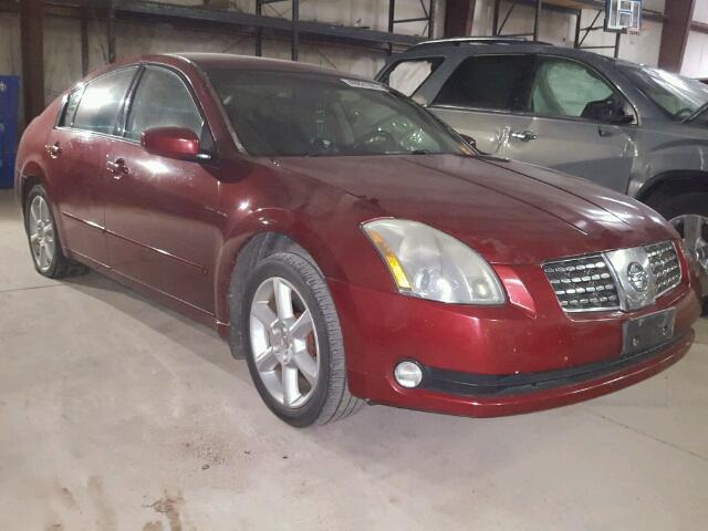 1N4BA41E24C902344 - 2004 NISSAN MAXIMA SE MAROON photo 1