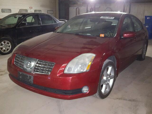 1N4BA41E24C902344 - 2004 NISSAN MAXIMA SE MAROON photo 2