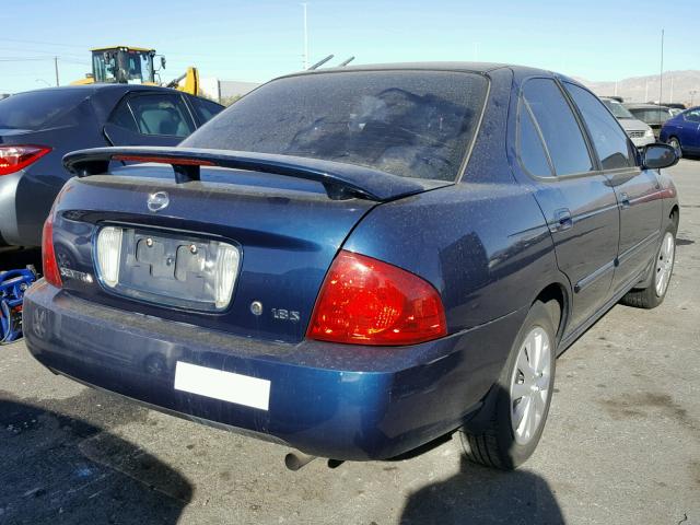 3N1CB51D26L588049 - 2006 NISSAN SENTRA 1.8 BLUE photo 4