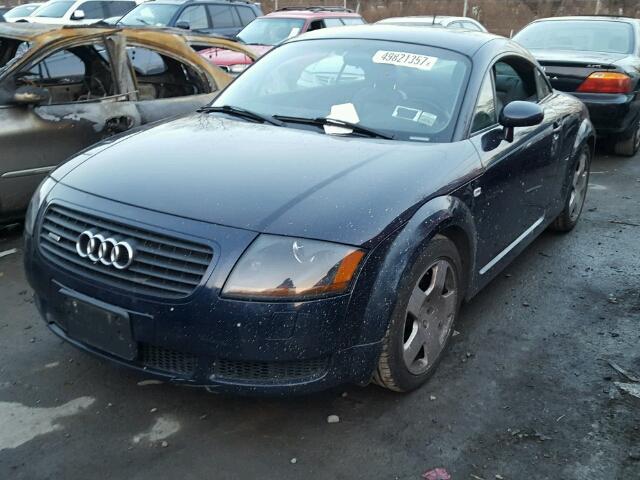 TRUWT28N621037456 - 2002 AUDI TT QUATTRO BLUE photo 2