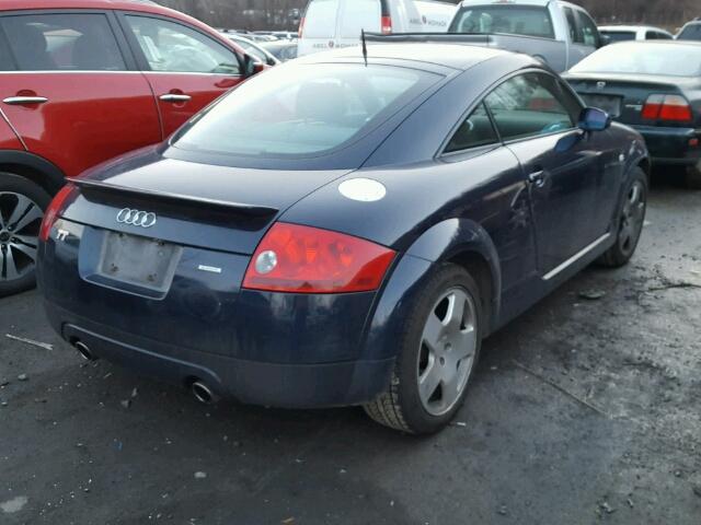 TRUWT28N621037456 - 2002 AUDI TT QUATTRO BLUE photo 4