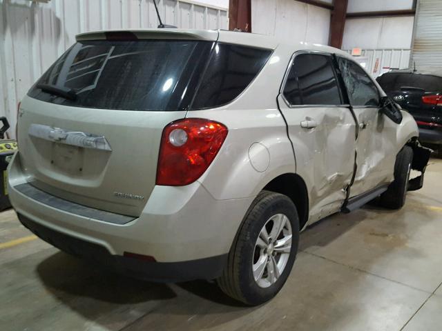 2GNALAEK4F1127866 - 2015 CHEVROLET EQUINOX LS TAN photo 4