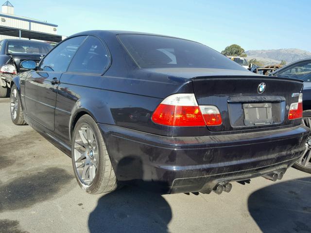 WBSBL93492JR14000 - 2002 BMW M3 BLUE photo 3