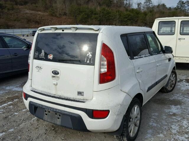 KNDJT2A61C7367432 - 2012 KIA SOUL + WHITE photo 4