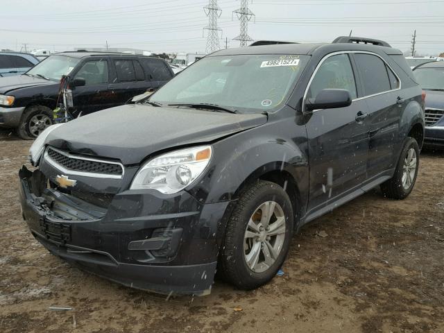 2GNALBEK6F6296716 - 2015 CHEVROLET EQUINOX LT BLACK photo 2