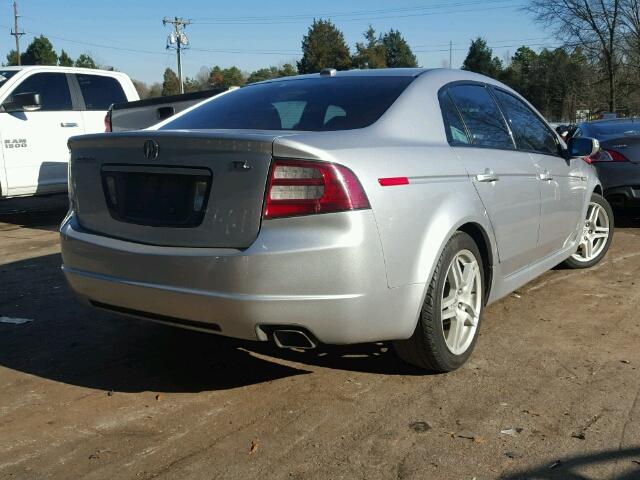 19UUA66287A037152 - 2007 ACURA TL SILVER photo 4