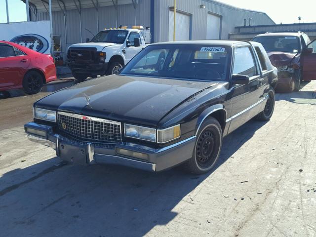 1G6CD1157K4247337 - 1989 CADILLAC DEVILLE BLACK photo 2