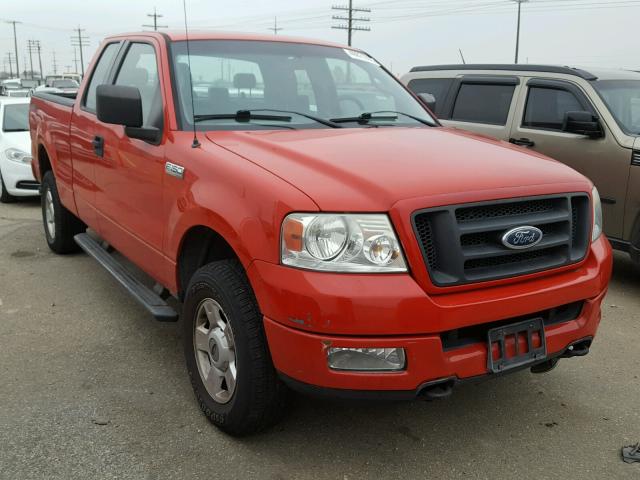 1FTRX14W34NA51296 - 2004 FORD F150 RED photo 1