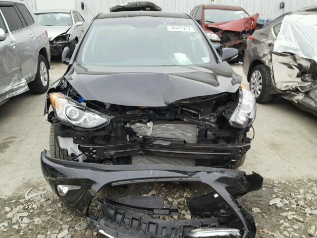 KMHD35LH2HU354691 - 2017 HYUNDAI ELANTRA GT BLACK photo 9