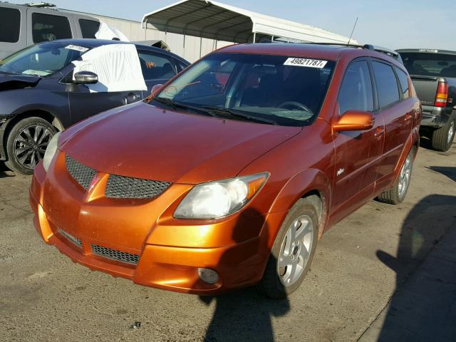 5Y2SL62854Z469141 - 2004 PONTIAC VIBE ORANGE photo 2