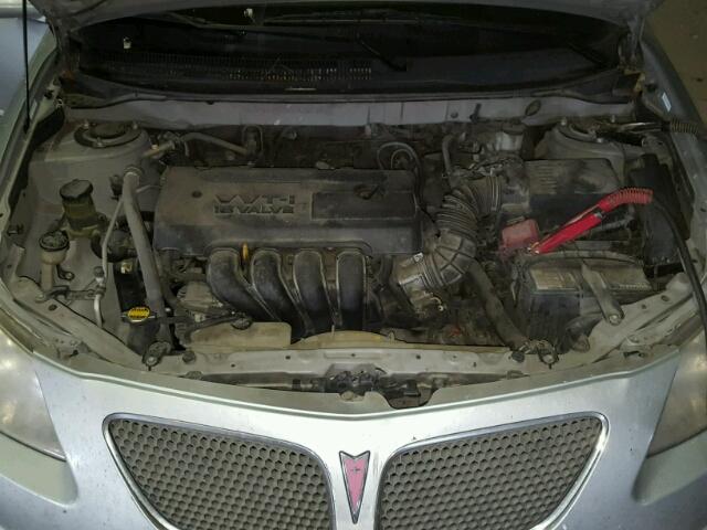 5Y2SL65897Z419889 - 2007 PONTIAC VIBE SILVER photo 7