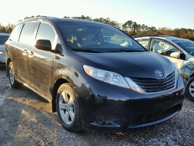 5TDKK3DC2GS701672 - 2016 TOYOTA SIENNA LE BLACK photo 1