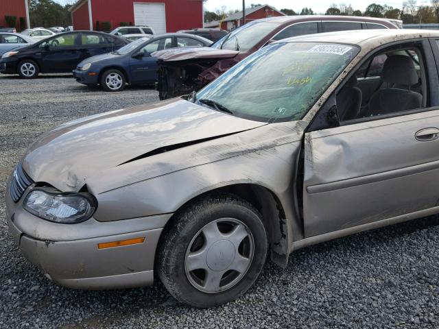 1G1NE52J8Y6192019 - 2000 CHEVROLET MALIBU LS ოქროსფერი ფოტო 9