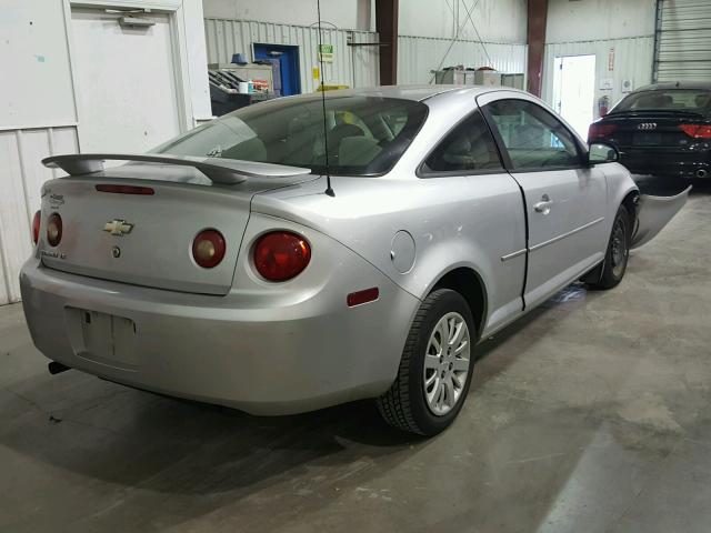 1G1AD1F52A7183954 - 2010 CHEVROLET COBALT 1LT SILVER photo 4