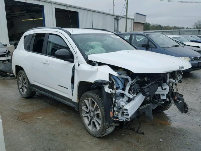 1C4NJCBA0GD800634 - 2016 JEEP COMPASS SP WHITE photo 1