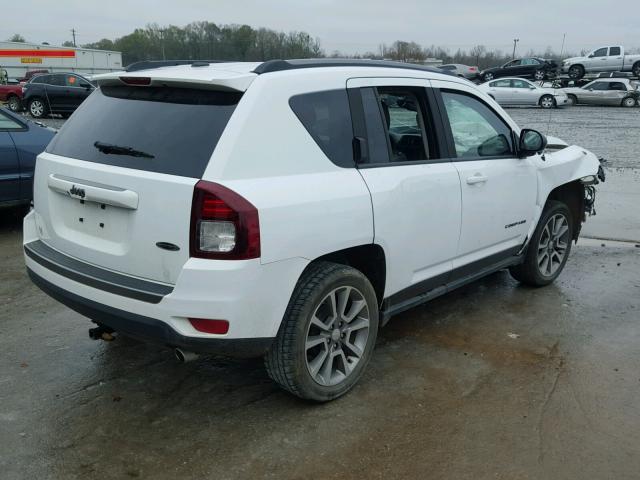 1C4NJCBA0GD800634 - 2016 JEEP COMPASS SP WHITE photo 4