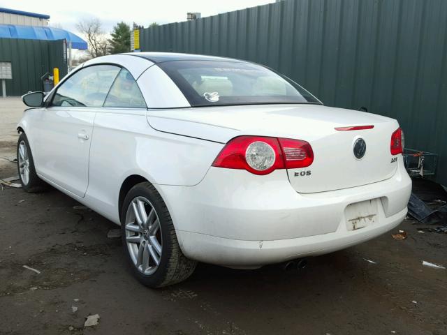 WVWFA7AH5AV024447 - 2010 VOLKSWAGEN EOS LUX WHITE photo 3