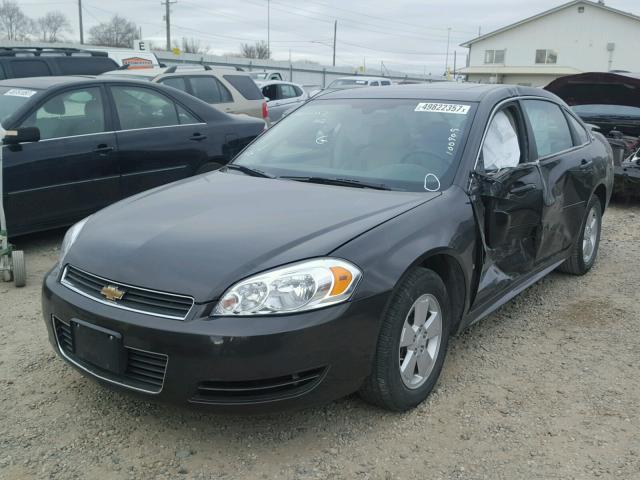 2G1WT57K691244980 - 2009 CHEVROLET IMPALA 1LT BROWN photo 2