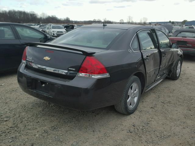 2G1WT57K691244980 - 2009 CHEVROLET IMPALA 1LT BROWN photo 4