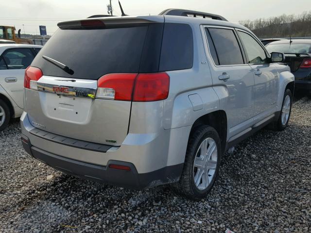 2GKALUEK8C6247005 - 2012 GMC TERRAIN SL SILVER photo 4