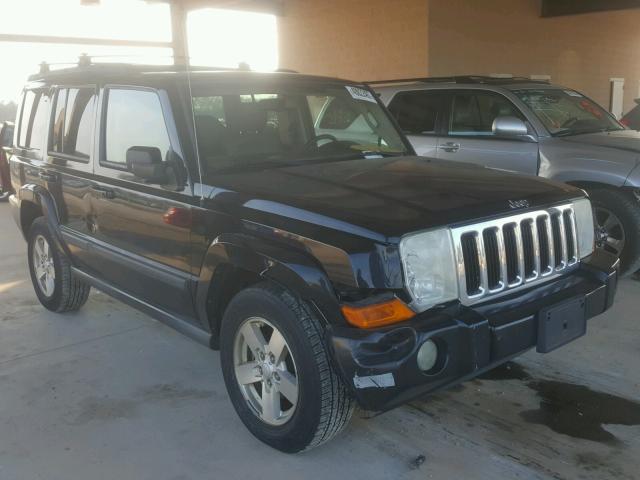 1J8HG48N17C530078 - 2007 JEEP COMMANDER BLACK photo 1