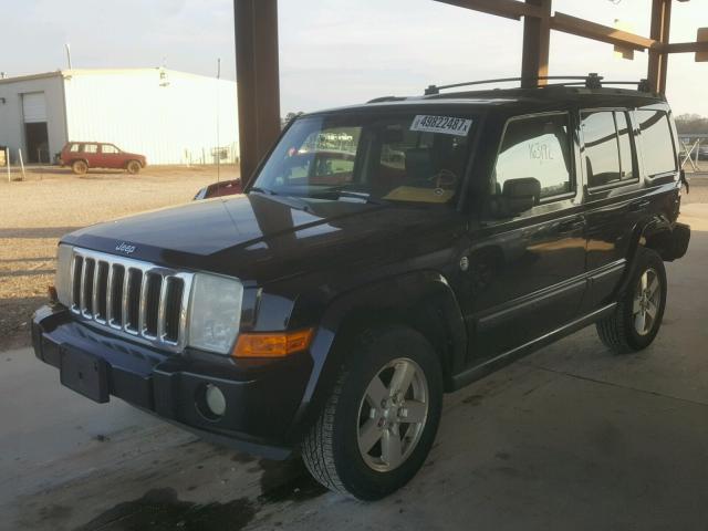 1J8HG48N17C530078 - 2007 JEEP COMMANDER BLACK photo 2