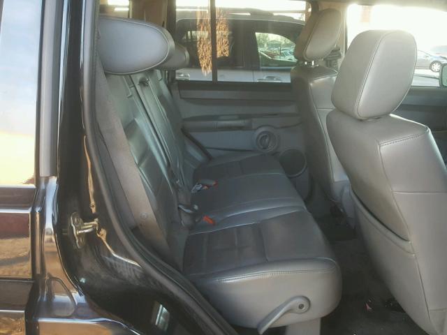 1J8HG48N17C530078 - 2007 JEEP COMMANDER BLACK photo 6