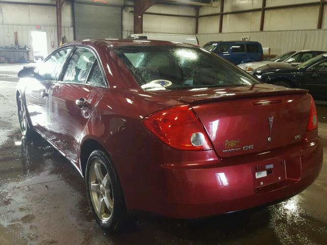 1G2ZG57N384291085 - 2008 PONTIAC G6 BASE RED photo 3