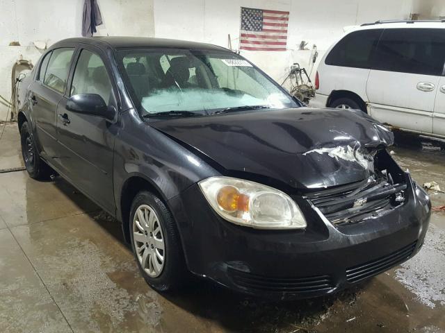 1G1AD5F50A7121234 - 2010 CHEVROLET COBALT 1LT BLACK photo 1