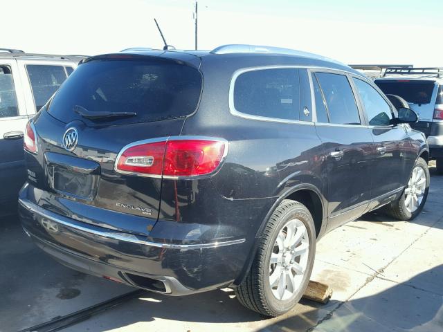 5GAKVCKD9EJ125836 - 2014 BUICK ENCLAVE BLACK photo 4