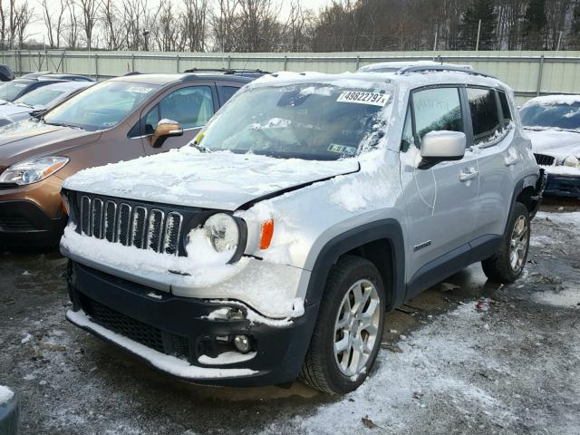 ZACCJABT3FPB79886 - 2015 JEEP RENEGADE L SILVER photo 2