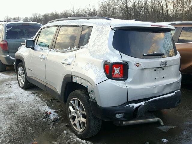 ZACCJABT3FPB79886 - 2015 JEEP RENEGADE L SILVER photo 3