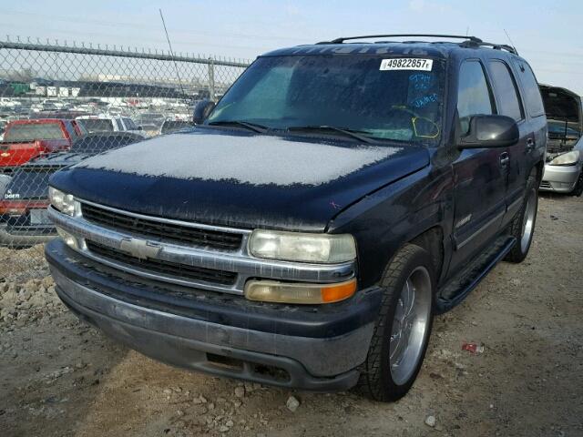 1GNEK13T41J222040 - 2001 CHEVROLET TAHOE K150 BLACK photo 2