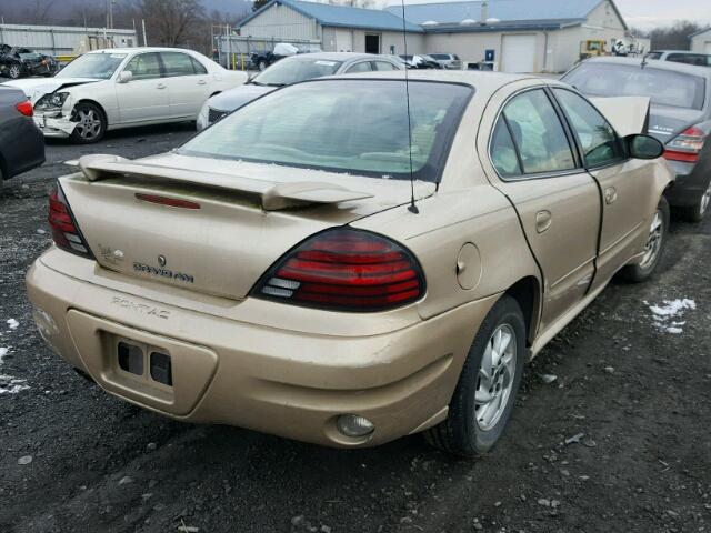 1G2NF52E84M569255 - 2004 PONTIAC GRAND AM S GOLD photo 4