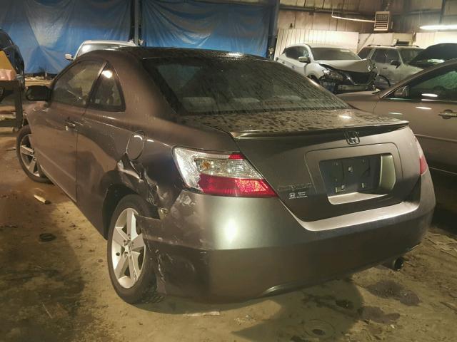 2HGFG12868H537446 - 2008 HONDA CIVIC EX GREEN photo 3