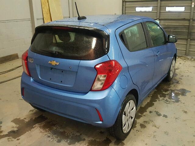 KL8CB6SA8HC735232 - 2017 CHEVROLET SPARK LS BLUE photo 4