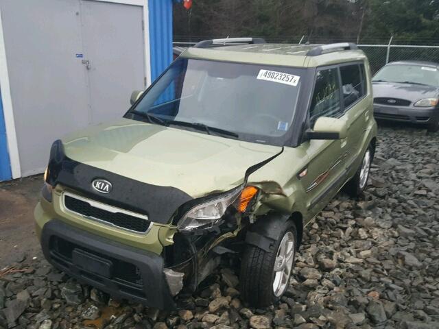 KNDJT2A29A7181714 - 2010 KIA SOUL + GREEN photo 2