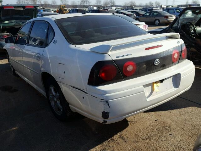 2G1WH52K659381163 - 2005 CHEVROLET IMPALA LS WHITE photo 3