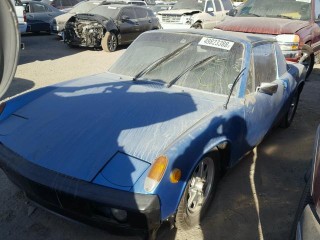 4742919331 - 1974 PORSCHE 914 BLUE photo 2