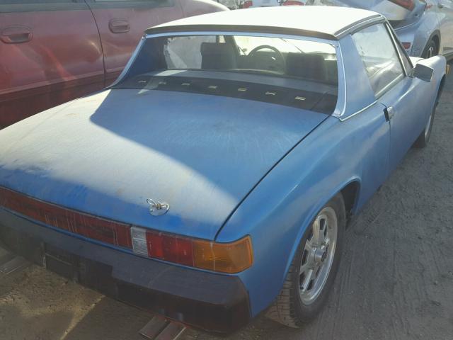 4742919331 - 1974 PORSCHE 914 BLUE photo 4