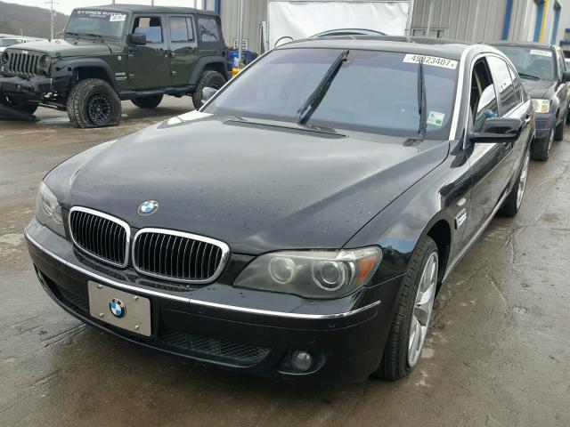 WBAHN83547DT68482 - 2007 BMW 750 BLACK photo 2