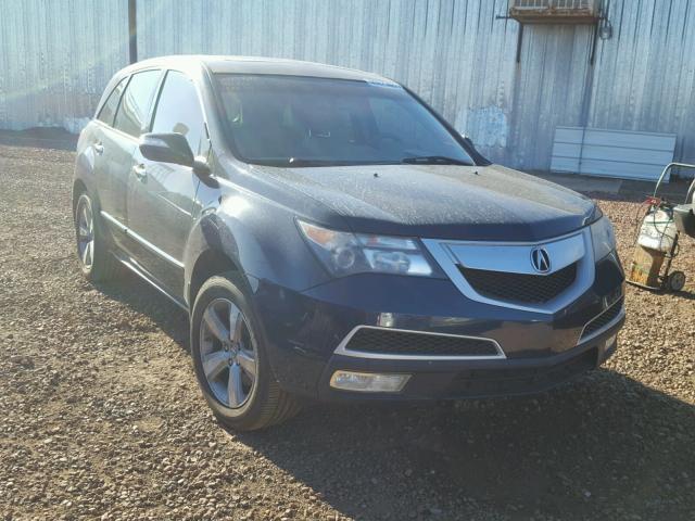 2HNYD2H66AH527124 - 2010 ACURA MDX TECHNO BLUE photo 1