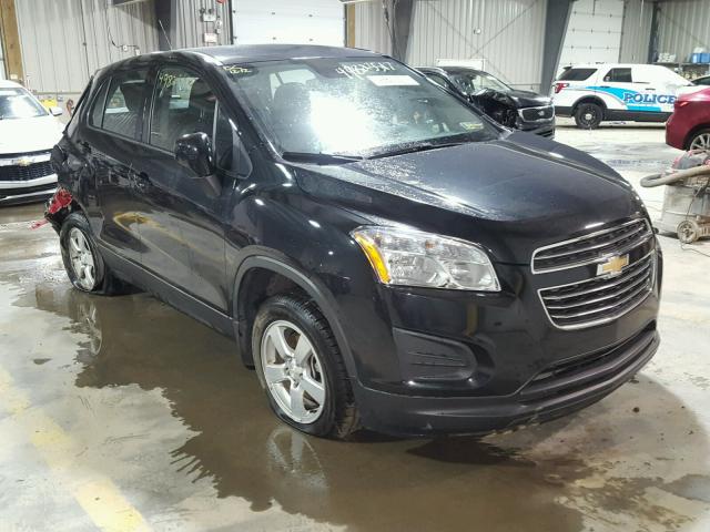 KL7CJNSB6GB563300 - 2016 CHEVROLET TRAX LS BLACK photo 1