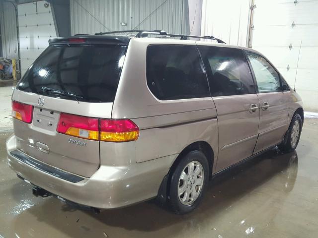 5FNRL18963B051712 - 2003 HONDA ODYSSEY EX GOLD photo 4