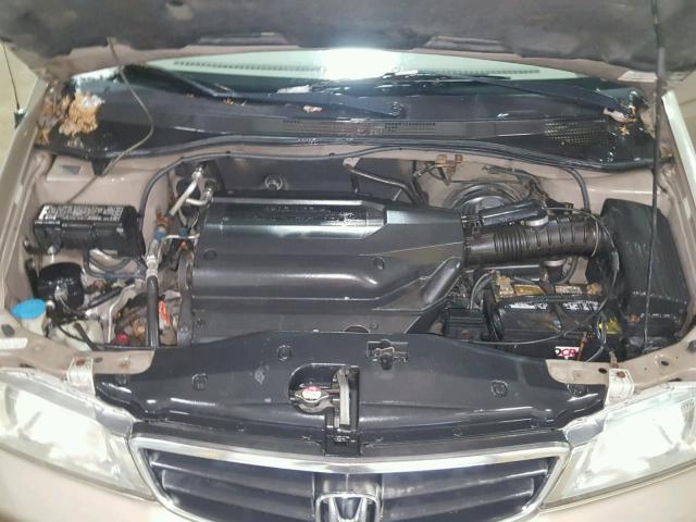 5FNRL18963B051712 - 2003 HONDA ODYSSEY EX GOLD photo 7