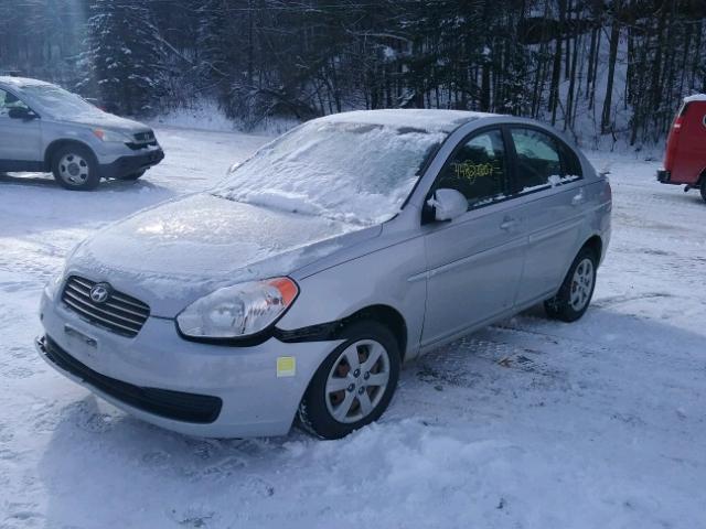 KMHCN46C79U300675 - 2009 HYUNDAI ACCENT GLS SILVER photo 2