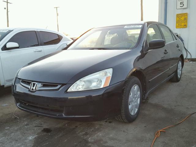 1HGCM56364A134898 - 2004 HONDA ACCORD LX BLACK photo 2