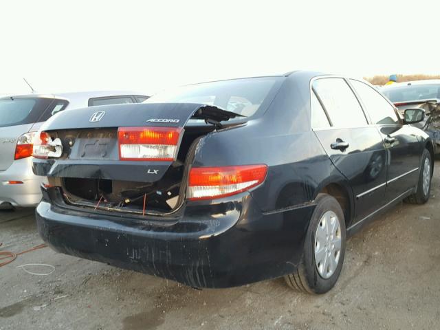 1HGCM56364A134898 - 2004 HONDA ACCORD LX BLACK photo 4