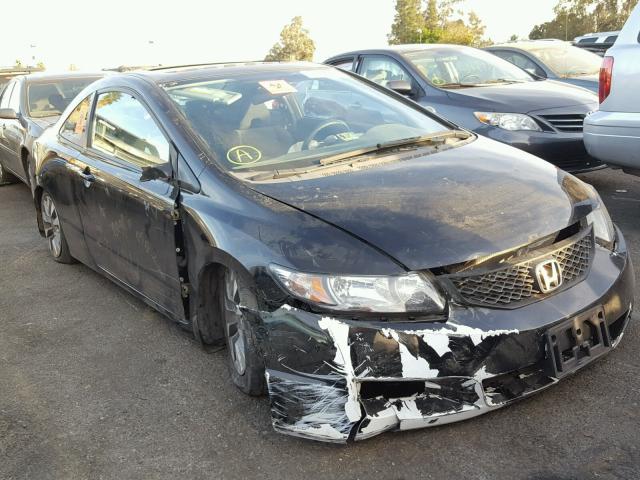 2HGFG12829H503442 - 2009 HONDA CIVIC EX BLACK photo 1