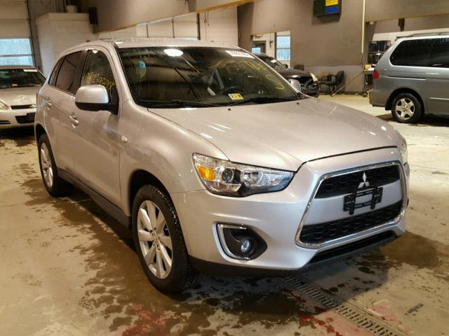 4A4AR4AU1EE026208 - 2014 MITSUBISHI OUTLANDER SILVER photo 1